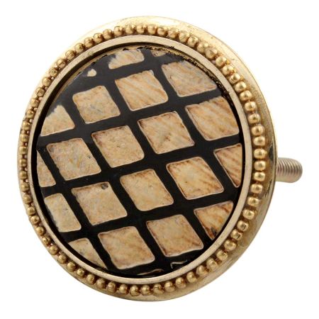 Golden Brass Cut Cabinet Knobs Online