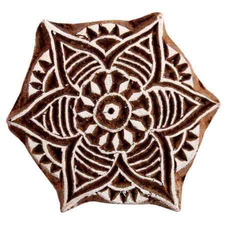 Set of 1 Piece New Wooden Printing Block