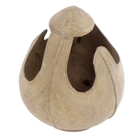 Brass Spiral Egg Shape Water Pot