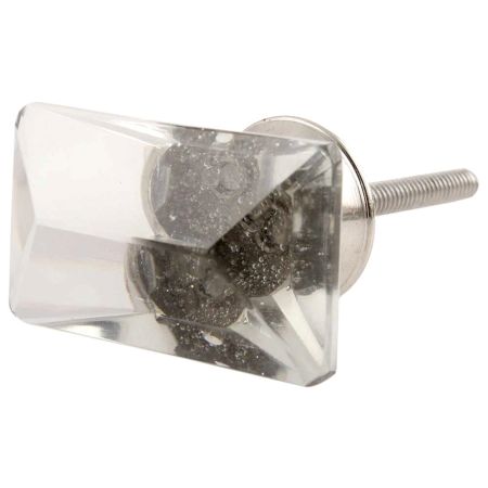 Clear Prism Shape Glass Cabinet Knob Online