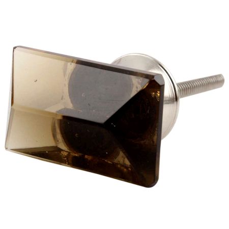  Smoke Prism Shape Glass Drawer Knob Online