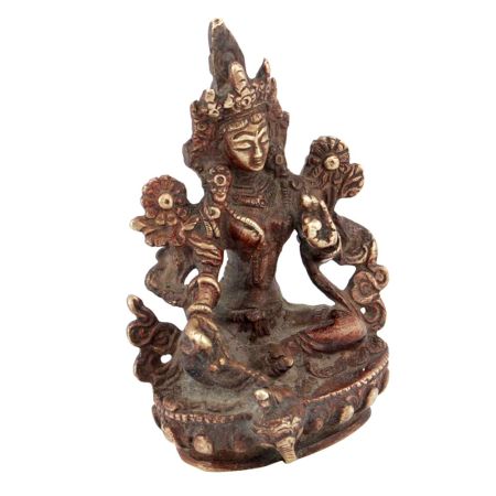 Brass Sitting Tara Statue