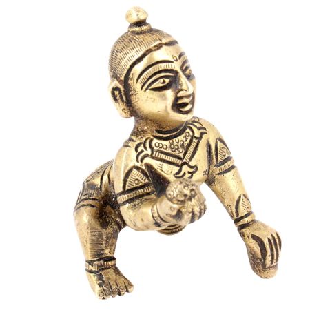 Brass Bal Gopal Ji Murti