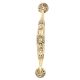 Dhokra Brass Door Handle with Flower Motif