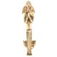 BrassÂ Temple Figure Praying Figure Door Handle