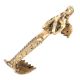 BrassÂ Temple Figure Praying Figure Door Handle
