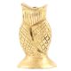 Brass Wise Old Owl Incense Burner