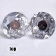 Crystal Knobs Yazer Pack of 25 Clear 30MM Diamond Shape Home Decoration Knobs and Handles for Cabinet,Drawer,Dresser,Cupboard,Bin