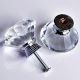 Crystal Knobs Yazer Pack of 25 Clear 30MM Diamond Shape Home Decoration Knobs and Handles for Cabinet,Drawer,Dresser,Cupboard,Bin