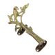 Bronze Green  Parrot On Tree Single Door Handle
