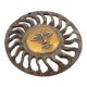 Brass Wall Hanging Sun God
