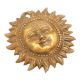 Handmade Sun Design Brass Wall Hanging