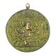 Brass Lord Ganesha On Plate Wall Hanging