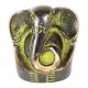 Abstract Brass Small Ganesh Idol with Patina