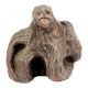 Brass Modern Art Cave Man Statue