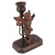 Brass Cupid Angles Holding Snakes Candle Holder
