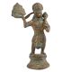 Brass Hanuman with Sanjeevani Parvat Idol