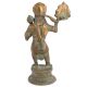 Brass Hanuman with Sanjeevani Parvat Idol