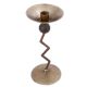 Brass Twist Candle Holder