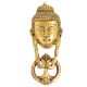 Golden Brass Buddha Face Door Knocker