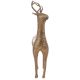 Brass Standing Deer Figurine