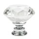 10pcs 30mm Clear Crystal Glass Knob, Marrywindix Drawer Cabinet Pull Handle Knob for Home Kitchen Drawer