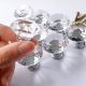 10pcs 30mm Clear Crystal Glass Knob, Marrywindix Drawer Cabinet Pull Handle Knob for Home Kitchen Drawer
