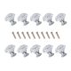 LESHP Crystal Glass Cabinet Knob Cupboard Drawer 10 X 30mm Diamond Acrylic Drawer Door Handle with Screw for Cabinet Furniture Kitchen Home Decorating 10PCS