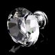 LESHP Crystal Glass Cabinet Knob Cupboard Drawer 10 X 30mm Diamond Acrylic Drawer Door Handle with Screw for Cabinet Furniture Kitchen Home Decorating 10PCS