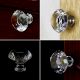 LESHP Crystal Glass Cabinet Knob Cupboard Drawer 10 X 30mm Diamond Acrylic Drawer Door Handle with Screw for Cabinet Furniture Kitchen Home Decorating 10PCS