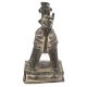 Brass Horse Rider Temple Statue