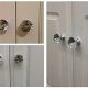 CSKB 12 PCS 30mm Clear Crystal Knob Diamond Cut Door Pull Drawer Handle Cabinet Furniture 8 Colors Available