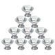 10pcs 30mm Glass Clear Cabinet Knob Drawer Pull Handle Kitchen Door Wardrobe Hardware Used for Cabinet, Drawer, Chest, Bin, Dresser, Cupboard, Etc