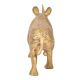 Brass Rhino Statue