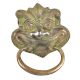 Bronze Guard Foo Fu Dog Lion Head Statue Door Knocker