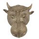 Brass Ox Head Bull Statue