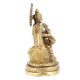 Goddess Saraswati Idol Sitting on Hans Brass Figurine