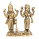Lord Vishnu God Narayan Goddess Lakshmi Mahalaxmi Brass Metal Statue