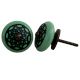Pea Green Strewn Flat Knob