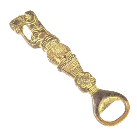 Brass Dog Head Elephant Bottle Opener