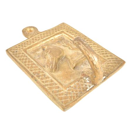 Brass Rugged Horse Face Wall Hooks