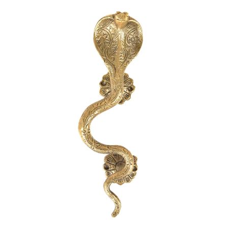 Brass Snake Cobra  Door Handle