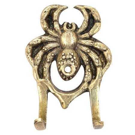 Handcrafted Brass Crab Wall Hooks