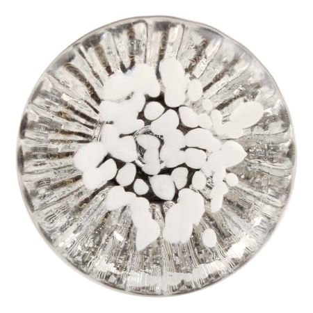 Clear Paneled Sides Glass Wine Stopper