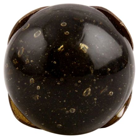 Antique Smoky Bubble Glass Wine Stopper