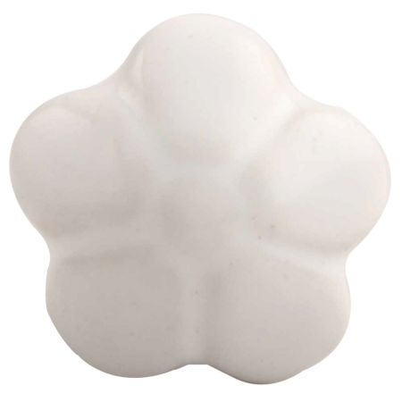 White Flower Ceramic Wine Stopper