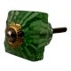 Green Glass Square Cut Cabinet Knob Online