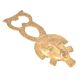 Tribal Figure Brass Bottle Opener