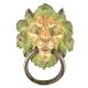 Lion Door Knocker Ring With Patina
