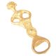 Brass Man Tribal Head Bottle Opener
